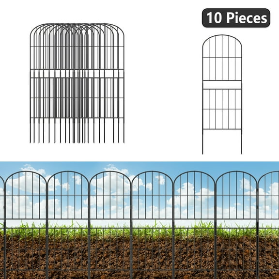 10Pcs Decorative Garden Fence, Animal Fence, Garden Patio Yard Fence