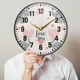 thumbnail image 6 of Yayeee Wall Clock Battery Operated 11.9" Silent Quartz Non-Ticking for Living Room Decor, Cute Elephant, 6 of 8