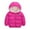style-13 Hot Pink, variant on Kogui Girls Girls Winter Coat Baby Puffer Jacket Hooded Light Winter Coats Bear Ears Zipper Up Down Coats Outwear for Toddler Boys Girls Size 18 24 Months (Coffee,18-24 Months)