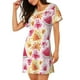 thumbnail image 2 of Fotbe Watermelon Bata de Dormir para Mujer con Estampado, Camisón de Algodón de Manga Corta, Ropa de Dormir Casual, 2 of 6