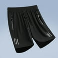 thumbnail image 4 of Men Pants Sports Elastic Waist Solid Shorts Mens Jorts Big and Tall XXXL, 4 of 6