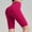 Red, variant on Running Shorts Women Knee Length Athletic Sweat Shorts High Waisted Yoga Jogger White