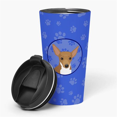 

Carolines Treasures WDK1026TBL215 7.25 x 3.5 in. Unisex Chihuahua Chocolate & White No.1 Stainless Steel 16 oz Tumbler Blue