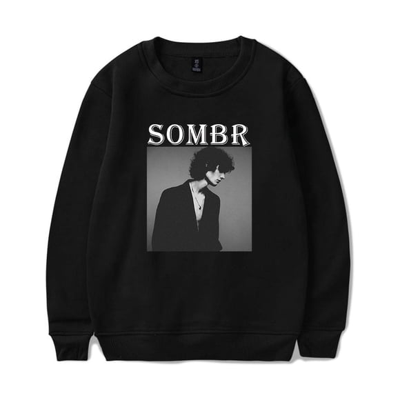 Chandail à Col Rond Sombr Merch Photos Unisexe Hommes Femmes à Manches Longues Streetshirt