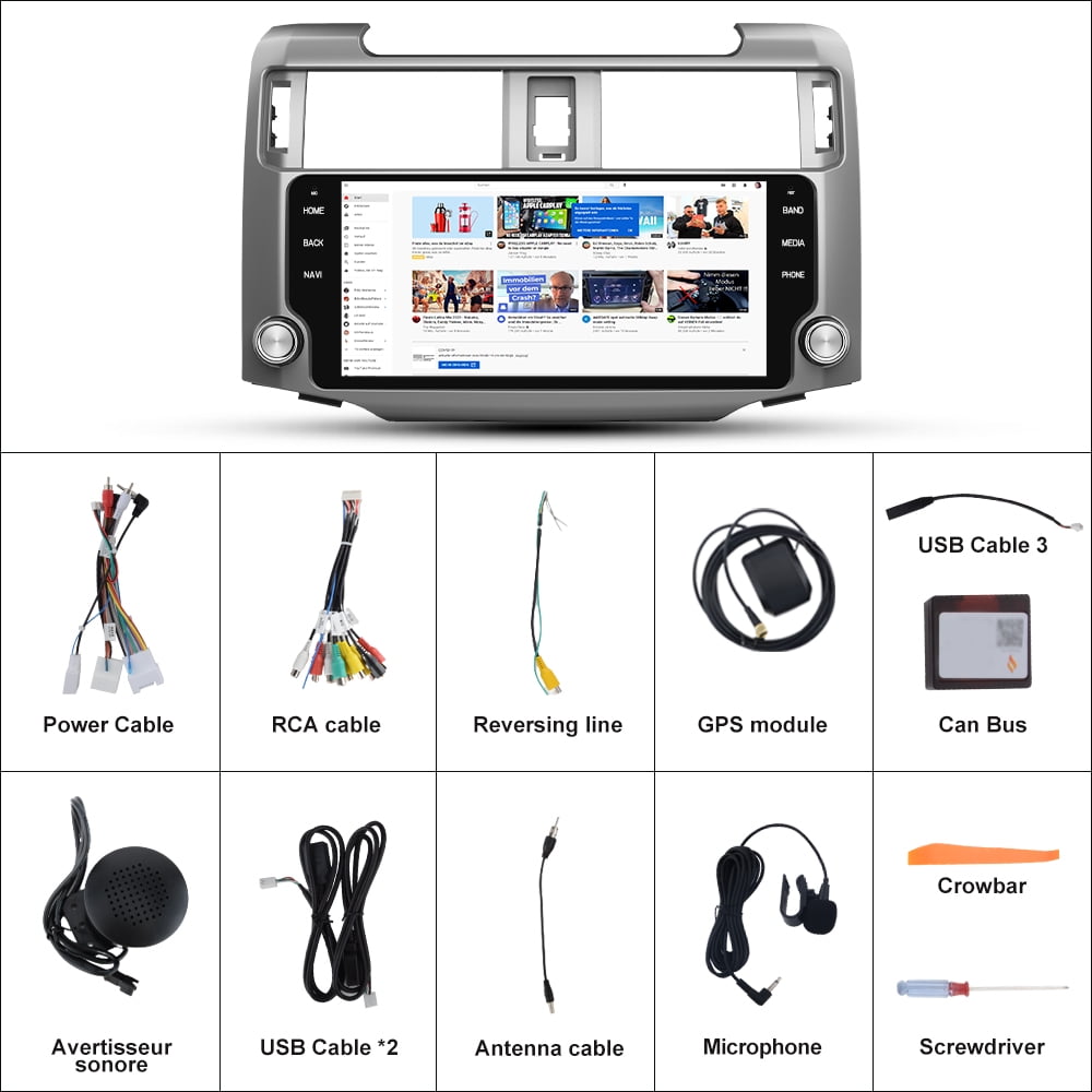 Awesafe 4G RAM 64G ROM Car Radio Stereo Andriod 11 for Toyota