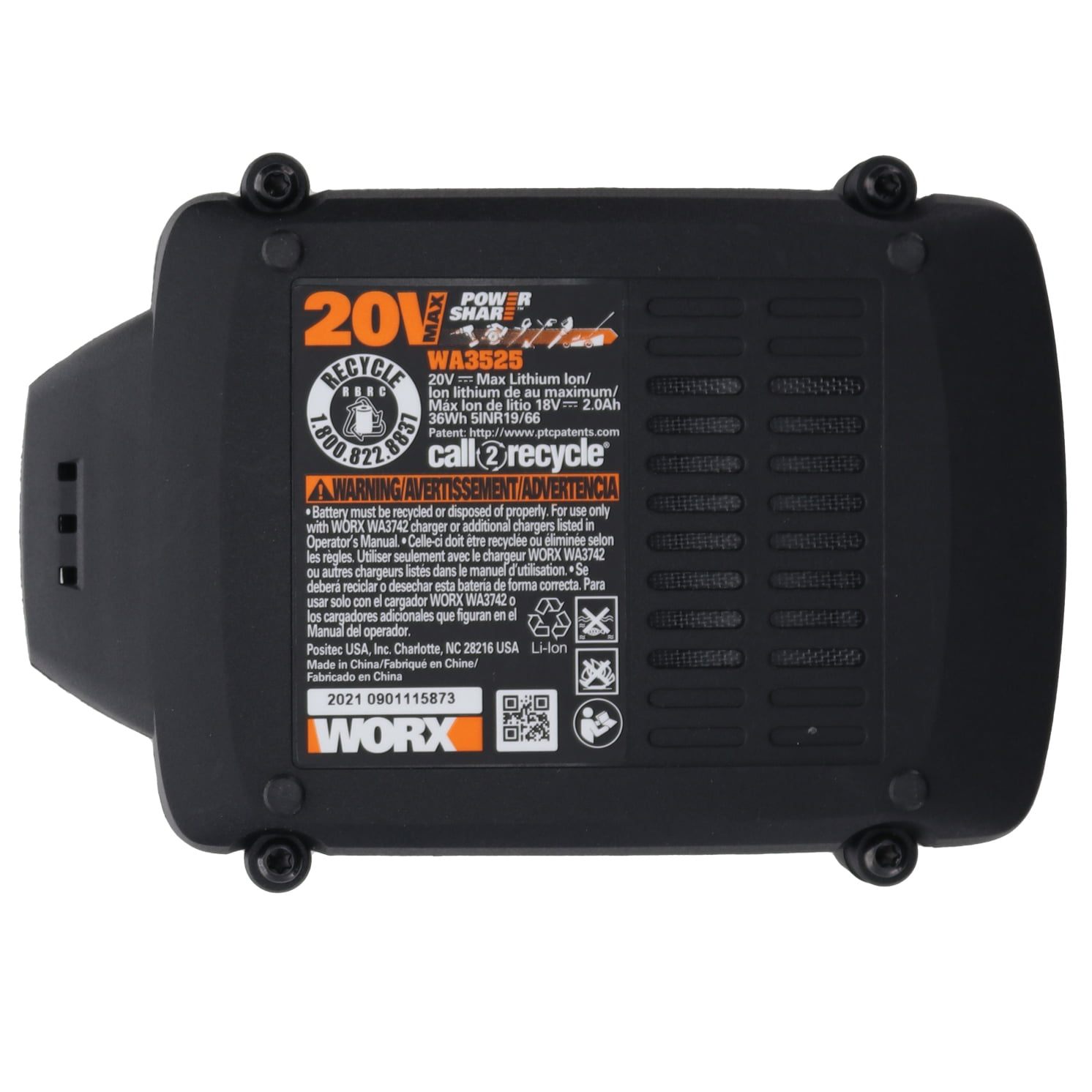 New Battery Worx WA3520 20V 6Ah MAX WA3525 WA3575 – Battery World