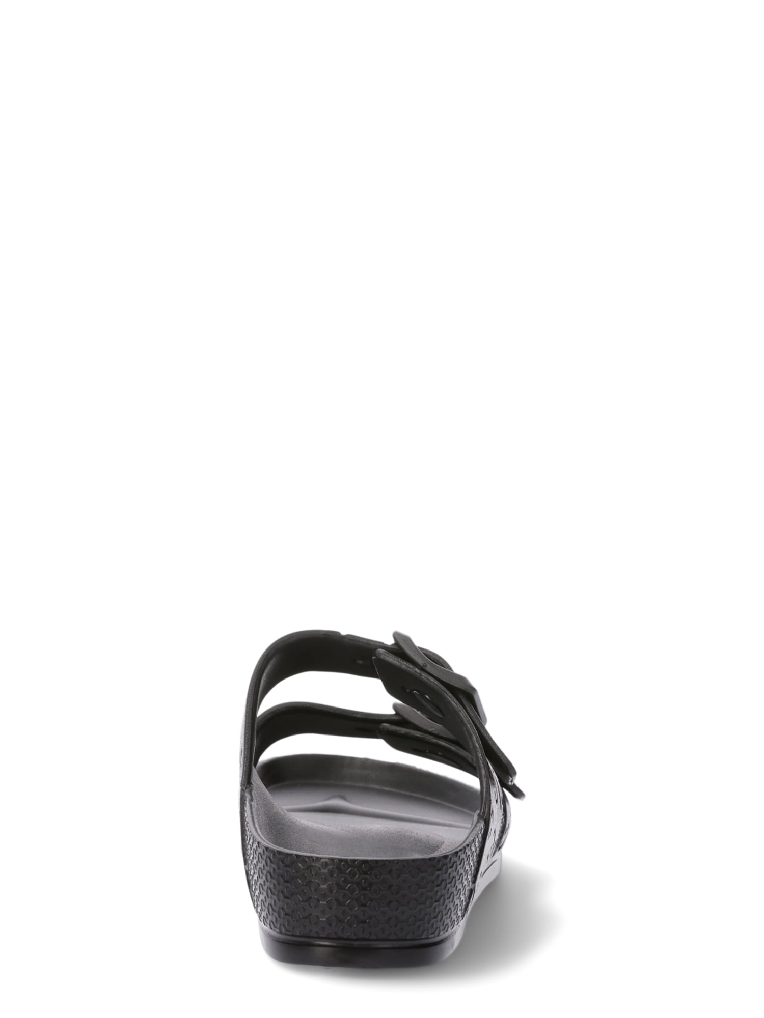 No Boundaries Two Buckle Slide Sandals, Women’s