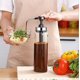 thumbnail image 3 of Juego de 2 botellas exprimidoras de salsa de 500ml Sincero dispensador de aceite de oliva vidrio sin goteo, 3 of 3
