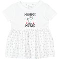 thumbnail image 3 of Inktastic Daddy is a Nurse Baby Girls Baby Dress, 3 of 5
