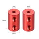 thumbnail image 3 of Acoplamiento de eje 3mm a 3mm Bore L20xD12 Conector rígido flexible de rueda de motor robot rojo, 3 of 3