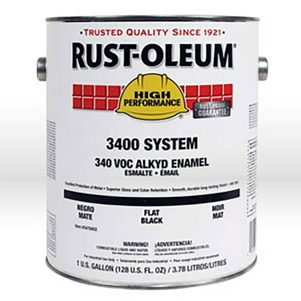 3425402 RustOleum 3400 Enamel Paint 1 gallon Safety blue Dry Time 68