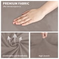 thumbnail image 4 of JIATER 2-Piece Armchair Sofa Cover Stretch Couch Cover Velvet Sofa Slipcover Furniture Protector with 1 Cushion Cover,Khaki, 4 of 7
