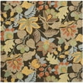 thumbnail image 5 of SAFAVIEH Blossom Lena Floral Flowers Wool Area Rug, Black/Multi, 4' x 6', 5 of 9
