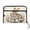 Brown Rabbit and Oastel Easter Eggs, variant on Accordion File Organizer with Zip Closure 13 Pockets Expanding File Folder Letter A4 Paper Document Organizer for Home Office Beautiful White Rabbit