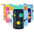 thumbnail image 1 of BOZ Kids Insulated Water Bottle with Straw Lid - Stainless Steel Vacuum Double Wall Toddler Water Bottle, 14 oz (414ml) Scratch-Resistant BPA-Free and Dishwasher-Safe Kids Water Bottle (Space), 1 of 8