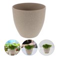 thumbnail image 2 of Imitation Stone Shape Succulent Planter Container Resin Flower Planter Pot, 2 of 5