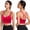 Red, variant on Bras For Women Woman Bras With String Quick Dry Shockproof Running Fitness Large Size Underwear