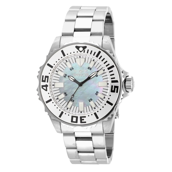 Men's 17693 Pro Diver Analog Silver-Tone Stainless Steel Watch
