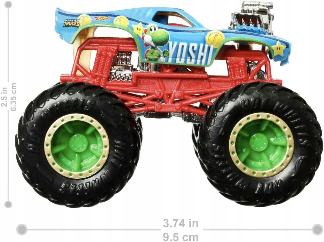 Hot Wheels Monster Truck Mario Brothers YOSHI