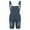 Blue, variant on Buigttklop Shorts for Women Plus Size,Men Casual Solid Breast Pocket Denim Shorts Straight Type Overalls