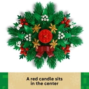 LEGO Christmas Table Decoration Building Toy for Kids - Brick-Built Holiday Centerpiece & Festive Room Decor - Christmas Craft for Girls & Boys, Ages 12+ Gift Idea for Families - 40743