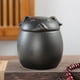 thumbnail image 4 of Tarro de té con forma de perro con tapa, para guardar alimentos, especias, café, azúcar y té. Negro, 4 of 9