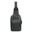 thumbnail image 2 of 2x de Hombro Táctico Del para Hombre Bandolera Paquete de Pecho para Colco Hombres Mujeres Bolso de hombro, 2 of 8