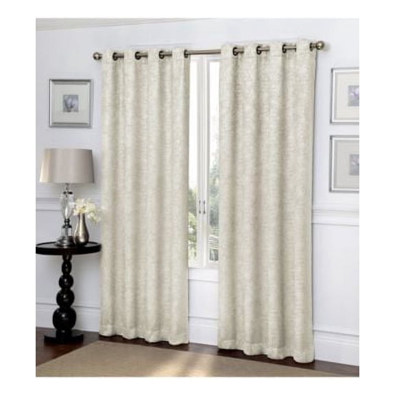 Regal Home Ironwork Scroll Blackout Grommet Curtain, 84" x 50"