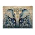 thumbnail image 3 of Designart "Elephant Majesty in Hinduism" Spiritual Print on Natural Pine Wood, 3 of 5