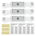 thumbnail image 1 of 3 Pcs Crack Monitoring Record, Acrylic Corner Tell-Tale Monitor,Tell-Tale Crack Monitoring Device,Measuring Instrument, 1 of 7