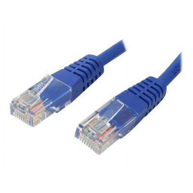 StarTech.com 75 ft Cat5e Patch Cable with Molded RJ45 Connectors - Blue - Cat5e Ethernet Patch Cable - 75ft UTP Cat 5e Patch Cord (M45PATCH75BL) - Patch cable - RJ-45 (M) to RJ-45 (M) - 75 ft - UTP - CAT 5e - molded - blue - for P/N: RS232EXTC1, RS232EXTC1EU, RS232EXTC1GB, ST121UTPDVGB, STUTPRXL, USB110EXT, USB120EXT