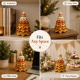 thumbnail image 3 of Black Cat Halloween Fabric Tree Craft Kit 7.48 Inch 3D Quilted Patchwork Sewing Set for Adults Beginners Holiday Tabletop Home Party Decor Gift, 3 of 12