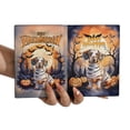 thumbnail image 3 of Mummy Dachshund Happy Halloween with Pumpkins Bats Spooky Fun Travel Passport Wallet Wiener Dog Lover Gifts Idea PU Leather Passport Holder Cover - 00019, 3 of 5