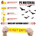 thumbnail image 5 of Halloween Caution Tape - Do Not Enter Hazard Warning Tape for Indoor and Outdoor Decorations Parties and Restricted Areas - Durable 48CM X 25M Roll, 5 of 9