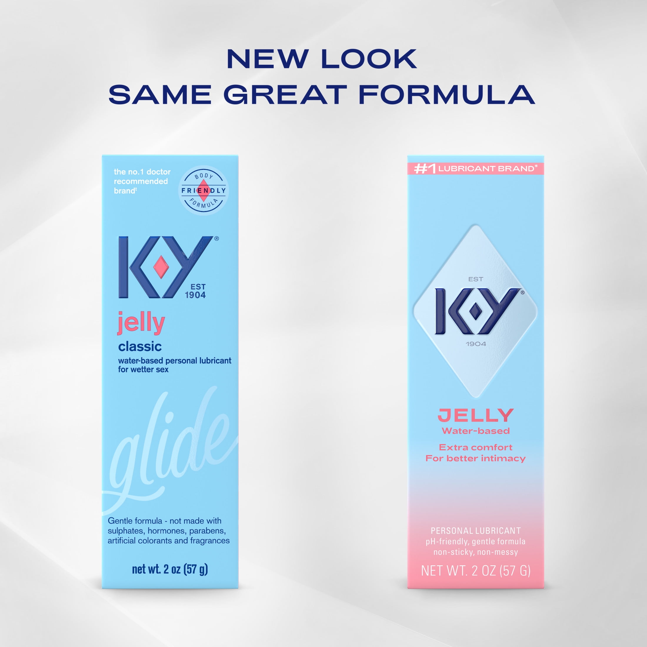K-Y Jelly Personal Lubricant, Water Based Lube For Sexual Wellness, Vaginal Moisturizer, 2 fl oz