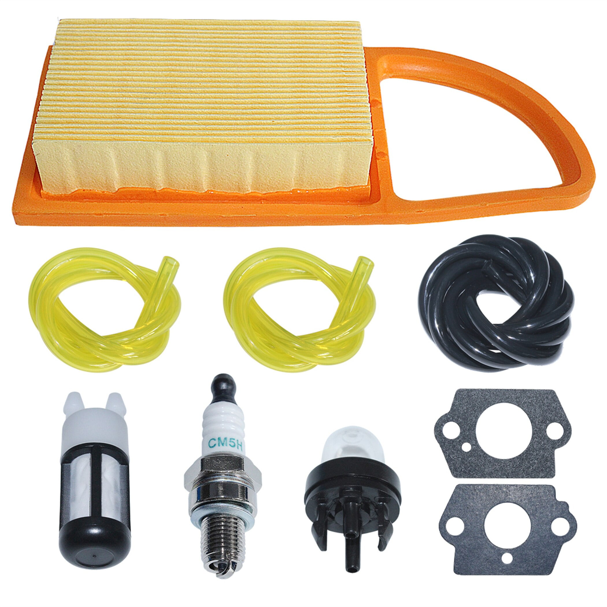 Air Fuel Filter Line Hose Primer Bulb Gasket For Stihl BR500 BR550