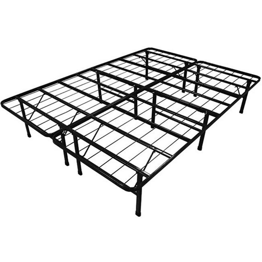 Queen-size Steel Folding Metal Platform Bed Frame - Walmart.com