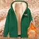 thumbnail image 4 of WILLBEST Sudadera Larga para Mujer, Estilo Casual de Invierno, con Cremallera, Forrada, con Estampado Festivo Chaqueta Suave, Cómoda y Cálida, Ideal para Deportes Al Aire Libre y Uso Diario Mediana, 4 of 5