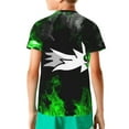 thumbnail image 2 of Geometry Dash T-Shirts Summer Short Sleeved Shirt For Boys Girls Kids Casual Tee Tops Breathable Blouse Medium, 2 of 6