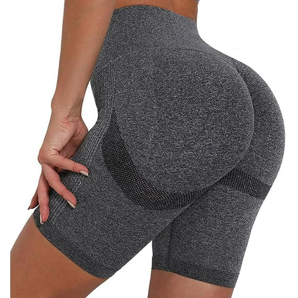 High Waist Scrunch Butt Shorts For Women Elastic Gym Leggings