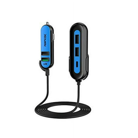 RapidX - X5 Plus Vehicle Charger - Blue On Black