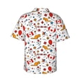 thumbnail image 3 of Easygdp Canada Day Men's Hawaiian Shirts Print Lapel Short Sleeve for Beach, vacation, party, casual occasions - X-Large, 3 of 9