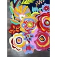 thumbnail image 5 of ALEF HOME Hand-Tufted Dark Blue Floral Design Area Rugs, 4X6, Soft, Stylish, 5 of 5