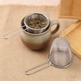 thumbnail image 4 of Viflosae Infuseur à Thé en Acier Inoxydable avec Poignée, Filtre à Thé à Mailles Fines pour Infusion de Feuilles en Vrac et Filtre à Marc de Café Polyvalent, 4 of 8