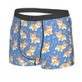 thumbnail image 5 of Goofa Corgi Printed Men's Boxer Briefs Underwear, Moisture-Wicking Underwear, Trunk,Soft and Breathable Cotton Underwear-XX-Large, 5 of 9