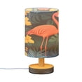 thumbnail image 7 of Yayeee Table Lamp for Bedroom Nightstand LED Portable Bedside Warm Light, Pink Floral Flamingo, 7 of 7
