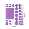 thumbnail image 2 of IFANLANDOR Purple Paper Quilling Tools 1Pack Template Board For Diy Projects And Crafting, 2 of 8