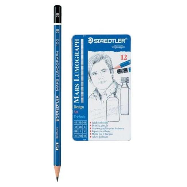 Scsp-406762-sax Solid Drawing Pencil 4b Tip Black Pack of 12 for sale online 