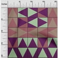 thumbnail image 2 of oneOone Velvet Violet Fabric Geometric Sewing Craft Projects Fabric Prints By Yard 58 Inch Wide, 2 of 4