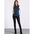 thumbnail image 2 of DARING DIVA Women's Travel Vest with Pockets Sleeveless Cargo Utility Vest S Navy Blue, 2 of 6